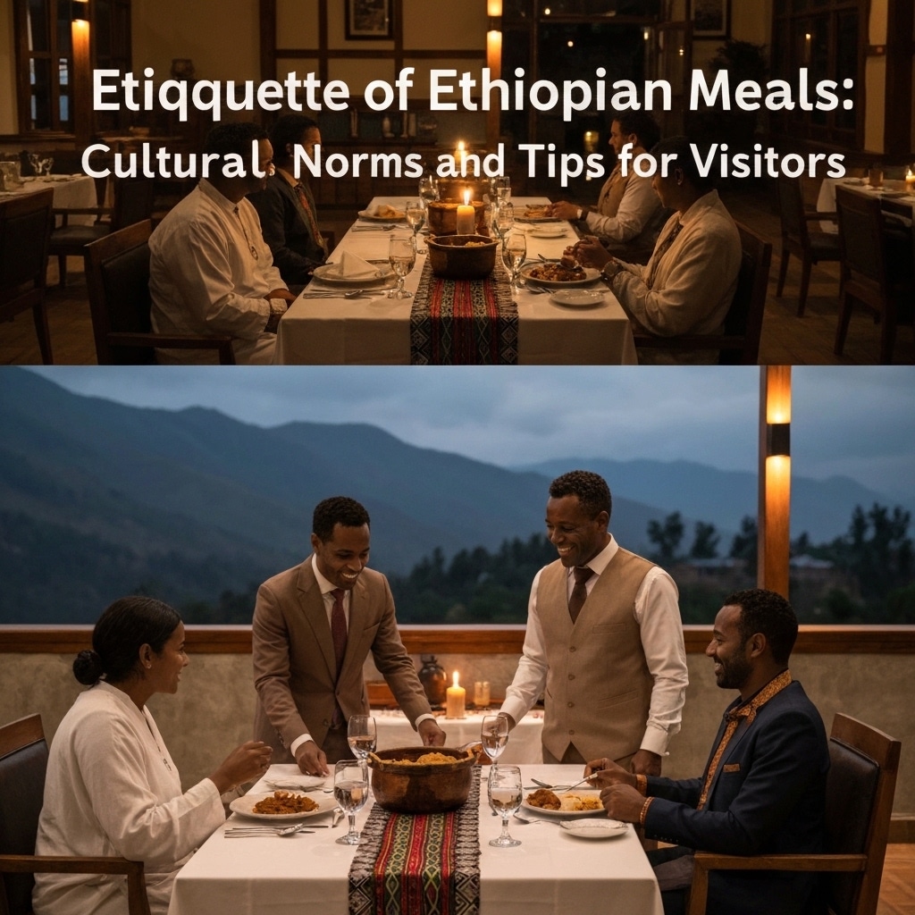 The Etiquette of Ethiopian Meals: Cultural Norms and Tips for Visitors