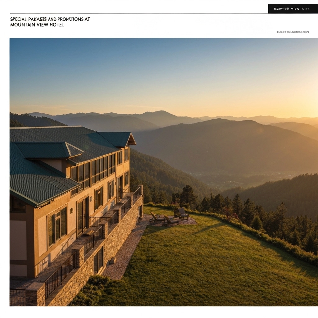 Special Packages and Promotions at Mountain View Hotel